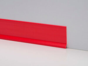 Плинтус красный ПВХ Profilpas Line 8600 2 м