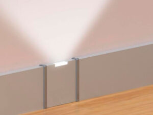 Алюминиевый плинтус с led-подсветкой Profilpas Prolight Iceberg 105/7 SF