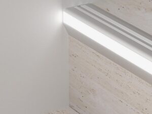Алюминиевый профиль для ступеней с LED подсветкой G/9/F, 270см